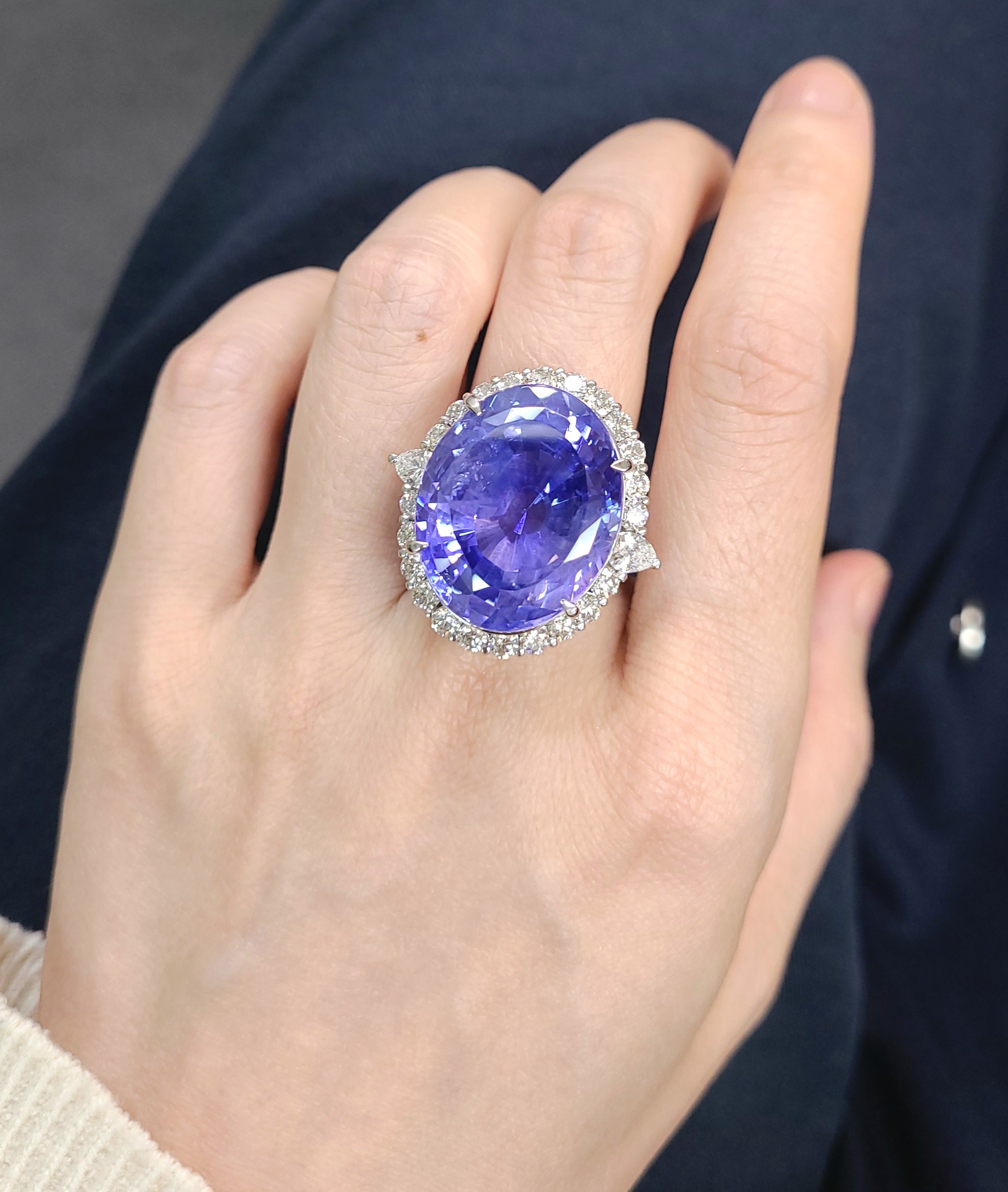 世界的希少！39.71ct 非加熱 ノーヒート スリランカ産 天然 カラー