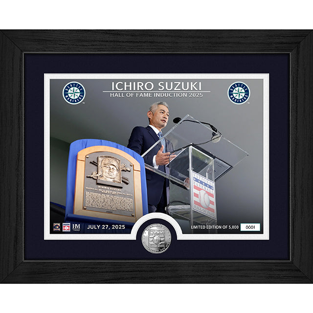 イチロー HALL OF FAMEモデル 海外取寄 額入りコラージュフレーム