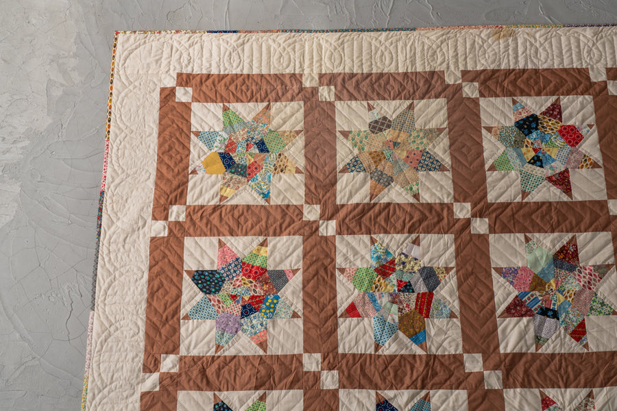 U.S.ヴィンテージ-アメリカンキルト・パッチワークキルト