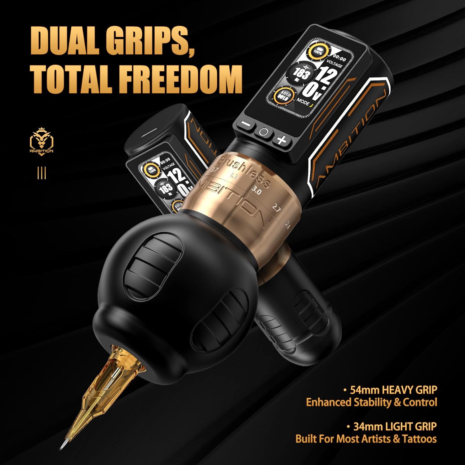 Tattoo Kit | Ambition Ninja Max 280 Wireless Tattoo Machine Kit