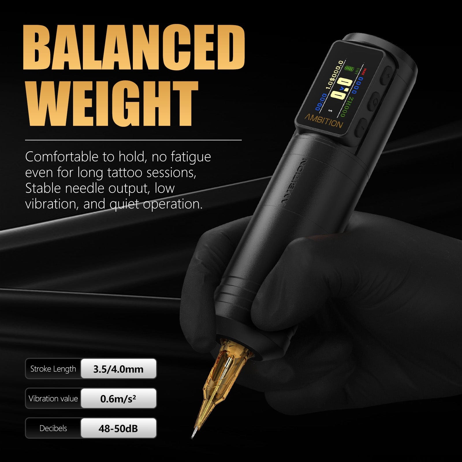 Ambition Ninja Max Wireless Tattoo Pen Machine