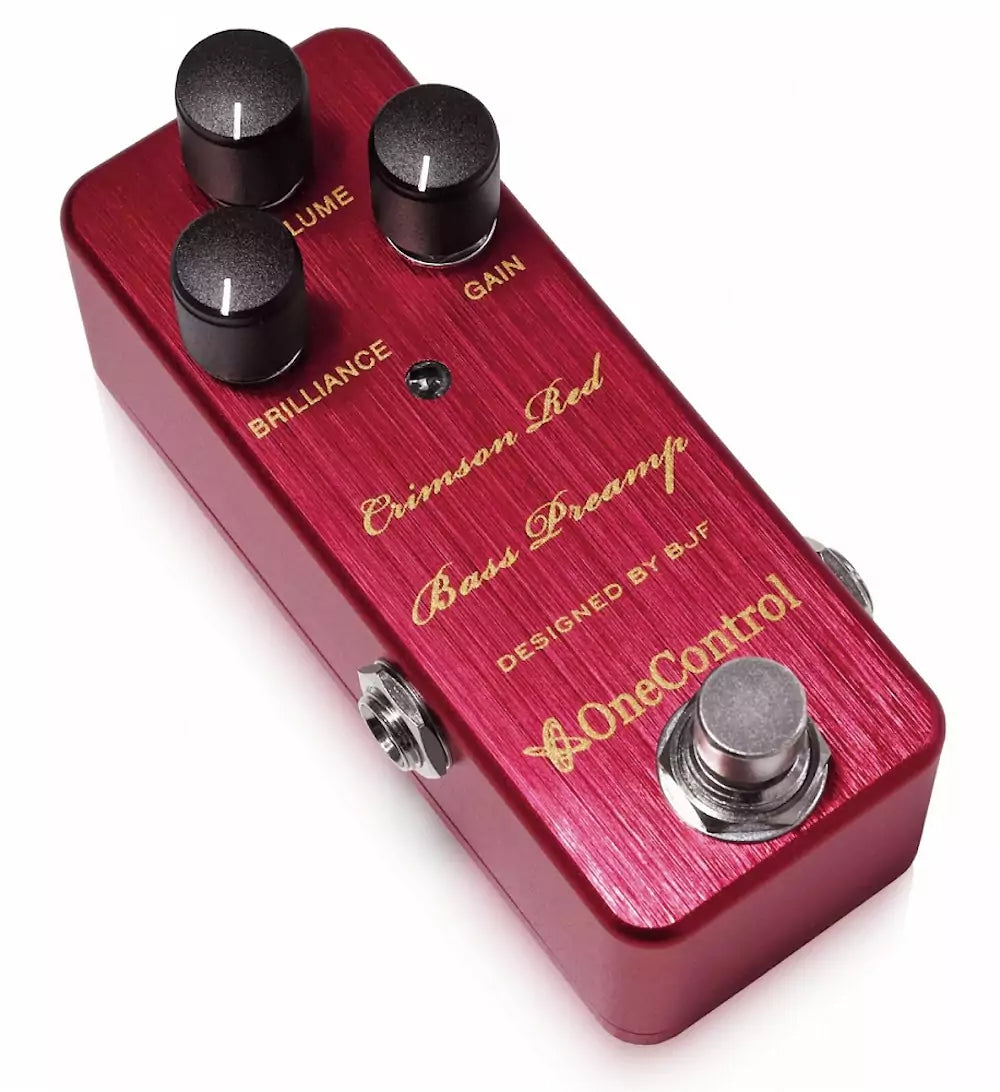 One Control BJF Crimson Red Bass Preamp
