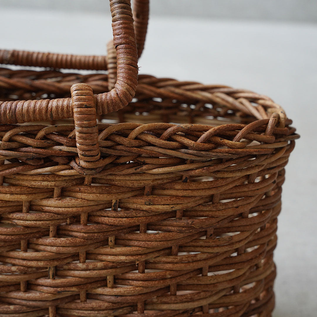 宮本工芸 あけび蔓 薄型ホラ編弓手 - アメノイエ