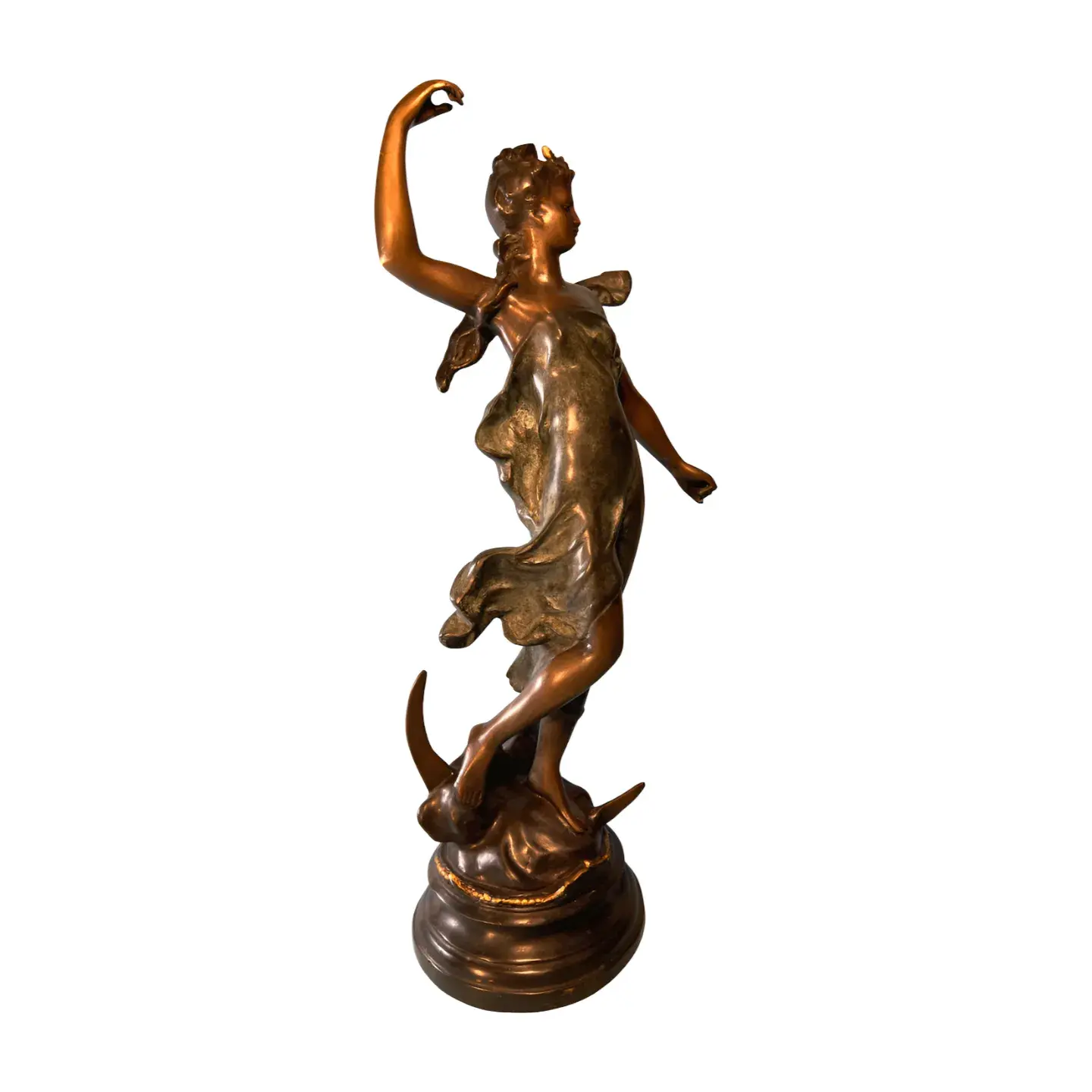 Diane Bronze Sculptural Lamp - American Bronzes