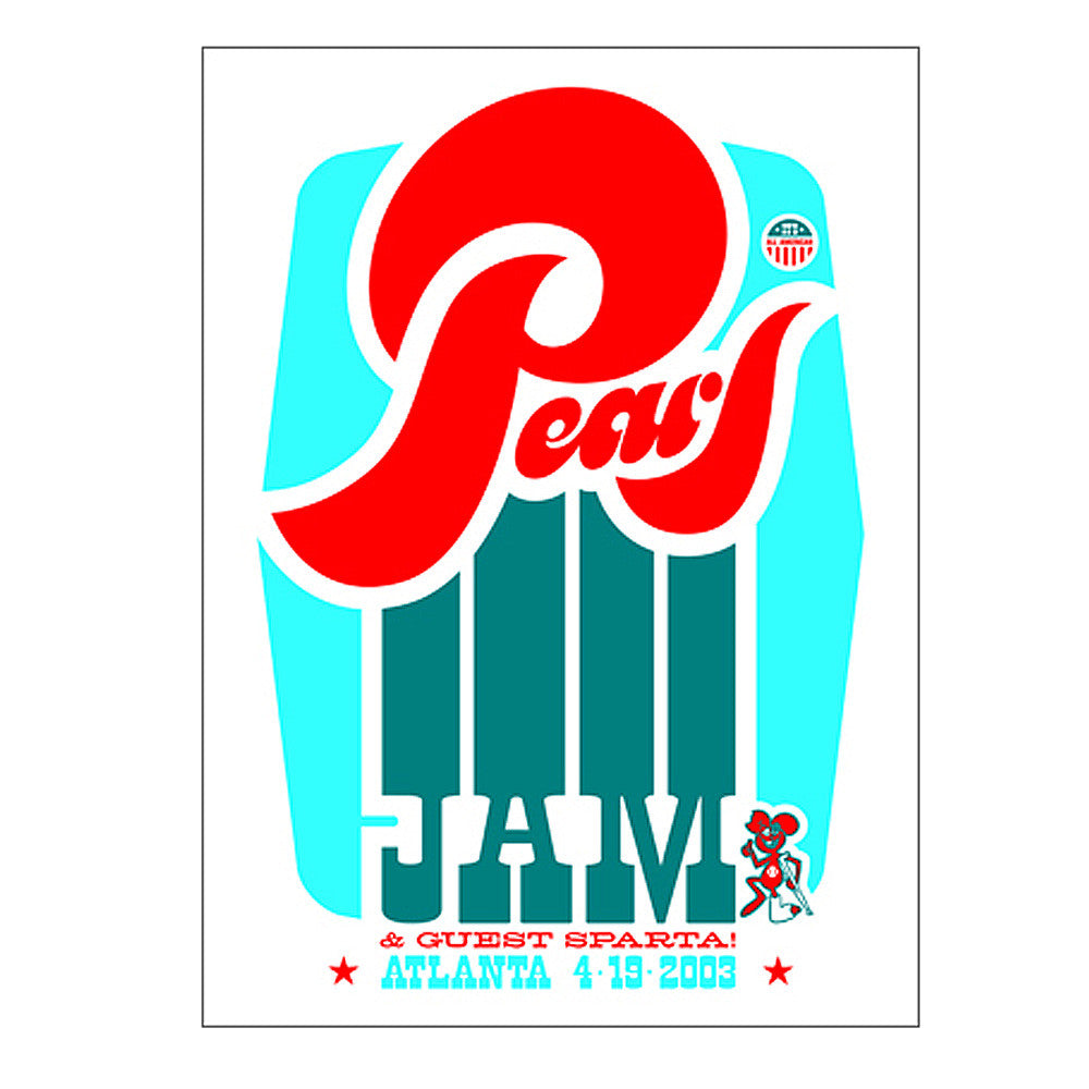 Pearl Jam 2003 Atlanta Concert Poster – Ames Bros