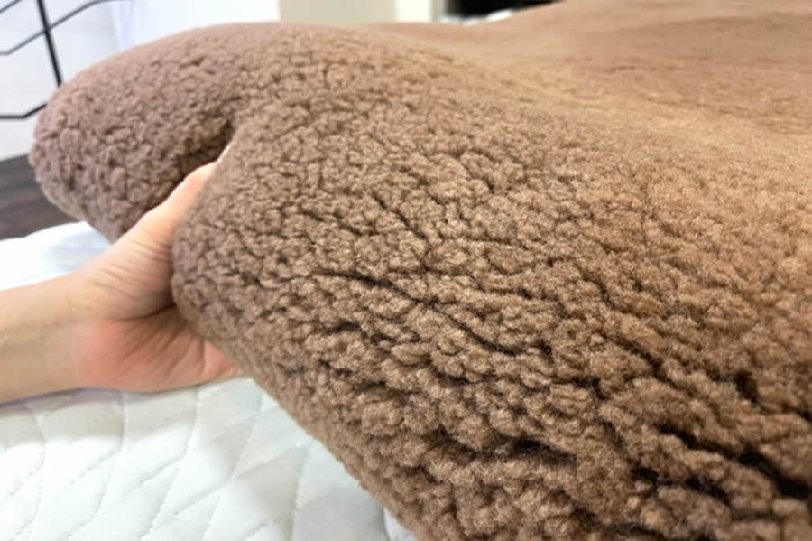 ムートンシーツ 日本製ムートン クリンプシーツ プレミアムタイプ