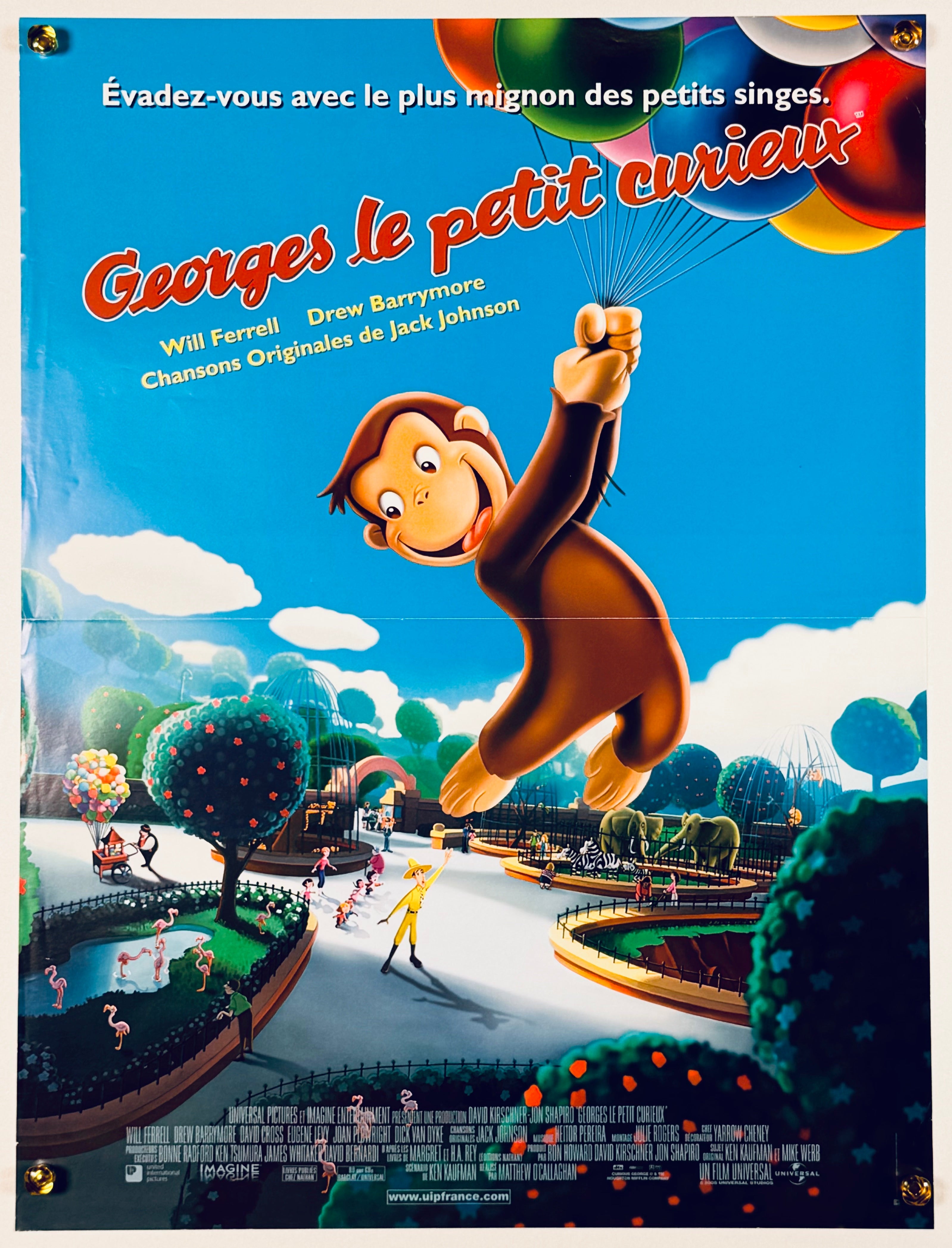 おさるのジョージ』 海外アニメ フランス - 海外版映画ポスター専門店