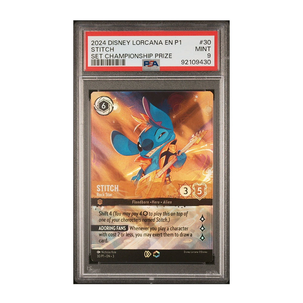 Stitch - Rock Star (Store Championship) - [Foil, Enchanted, Graded