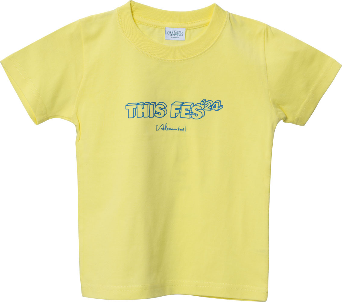 THIS FES '24 KIDS TEE A（ BLACK / BLUE / LIGHT YELLOW