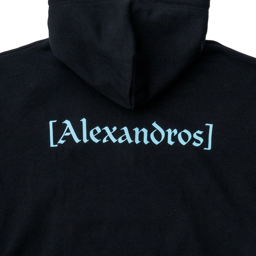 2025 Winter Fest. HALF ZIP HOODIE (Black) | [Alexandros