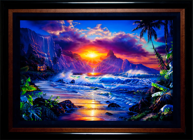 ラッセン版画 エスケープとビヨンドハナズゲートとマウイディブレイク