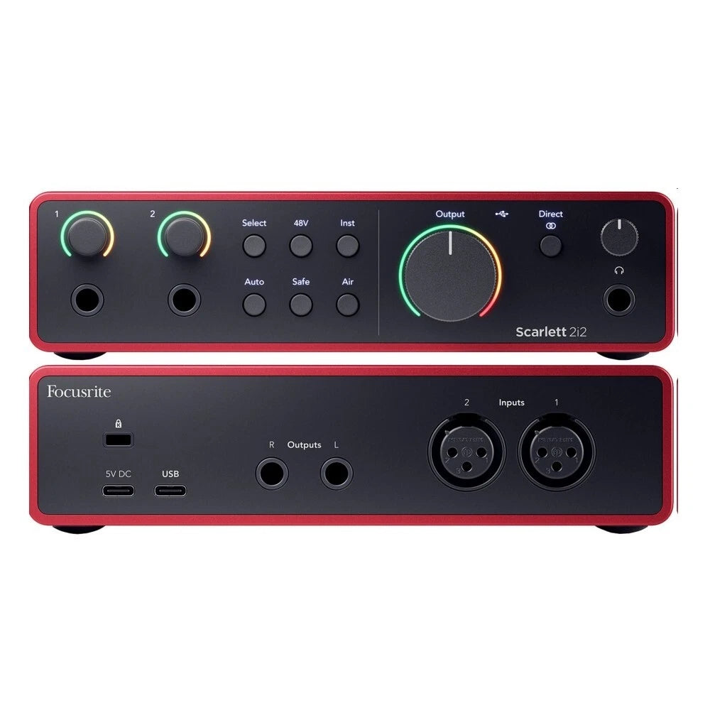 Interfaz de audio Focusrite Scarlett 2i2 4th Gen – AliagaSonido