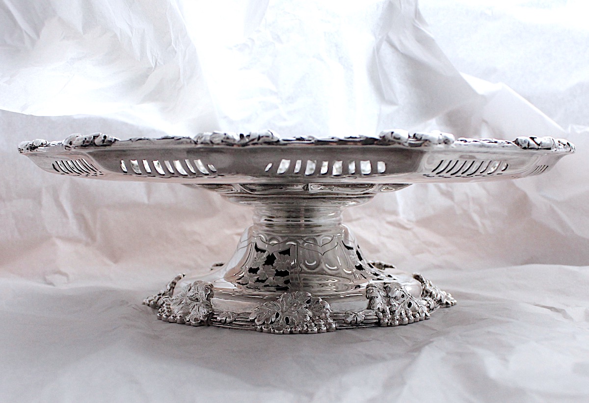 Sold：ティファニー純銀コンポート(Tazza) | アリスアンティークス