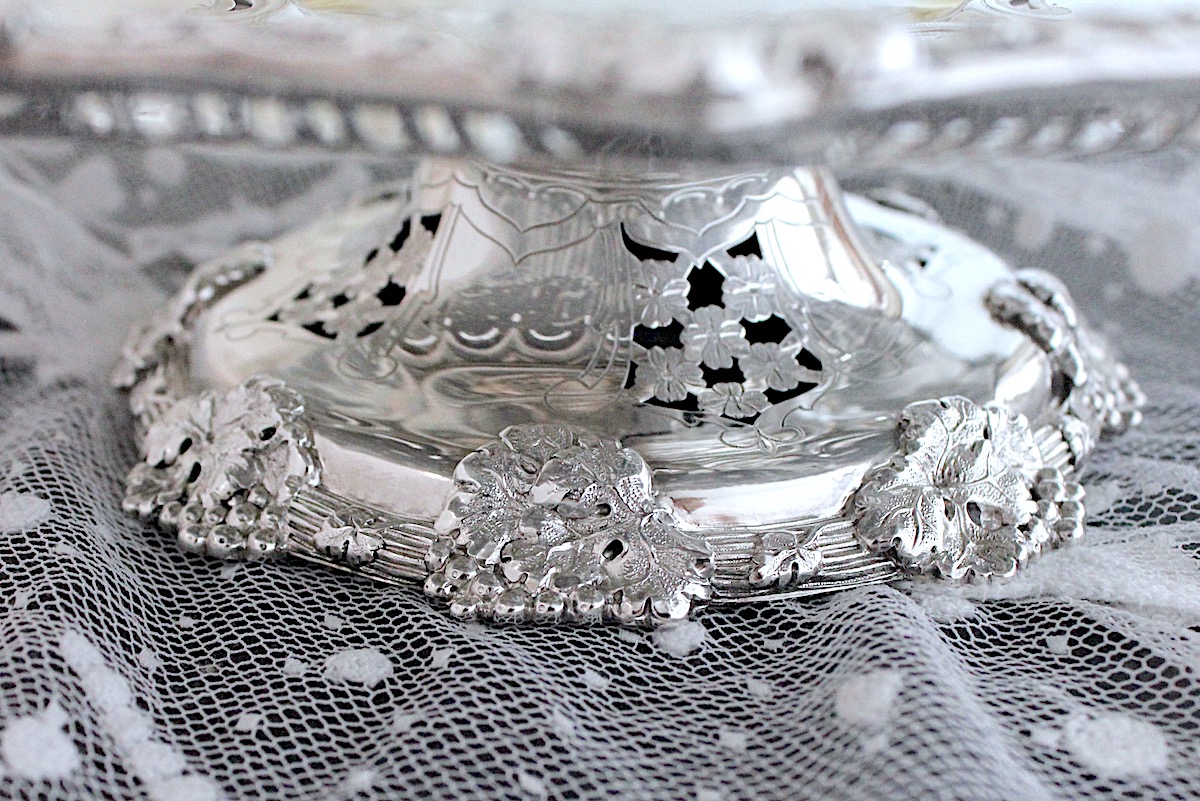 Sold：ティファニー純銀コンポート(Tazza) | アリスアンティークス