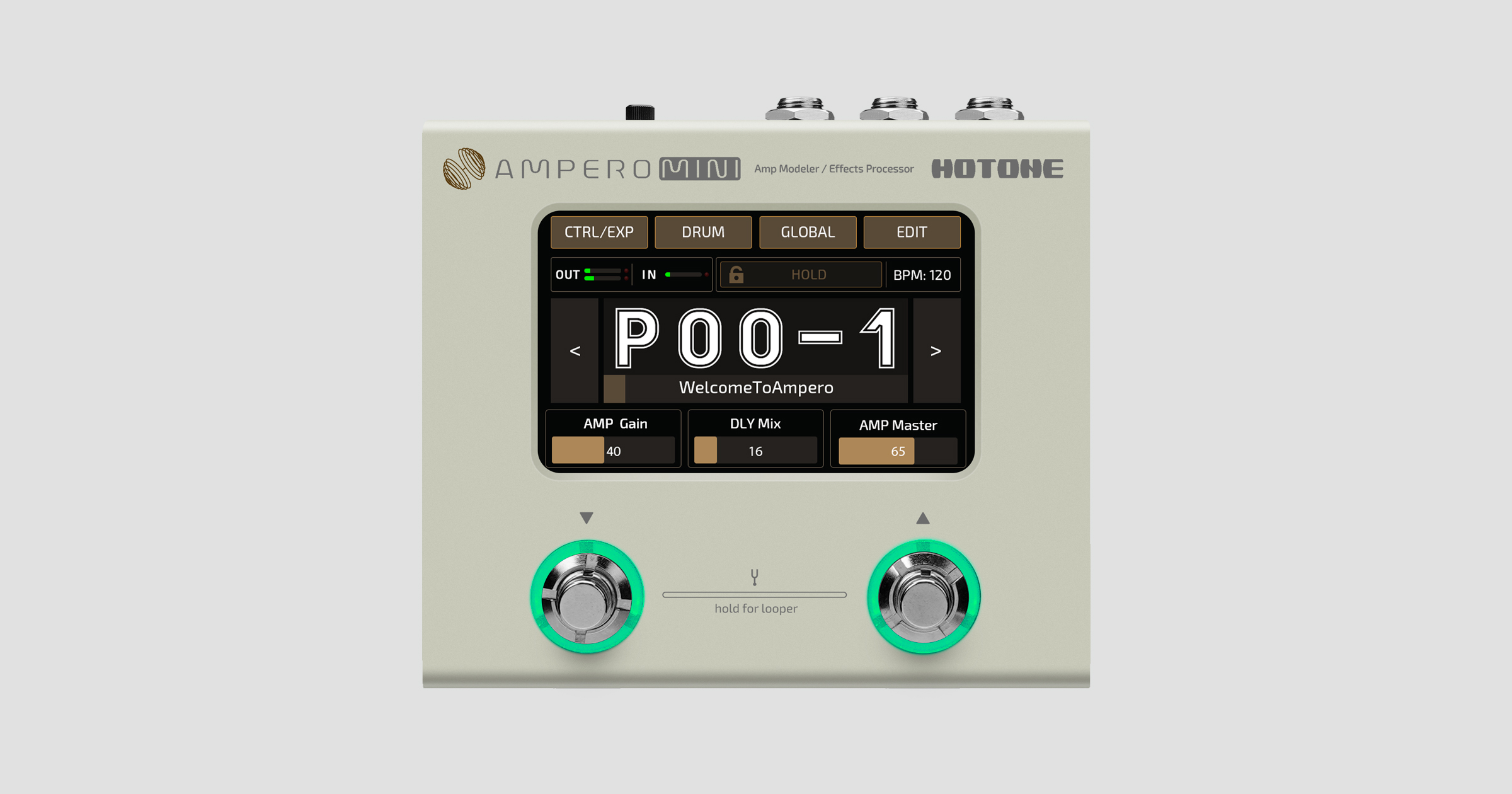 HOTONE | AMPERO Mini | マルチ・エフェクター | 製品情報