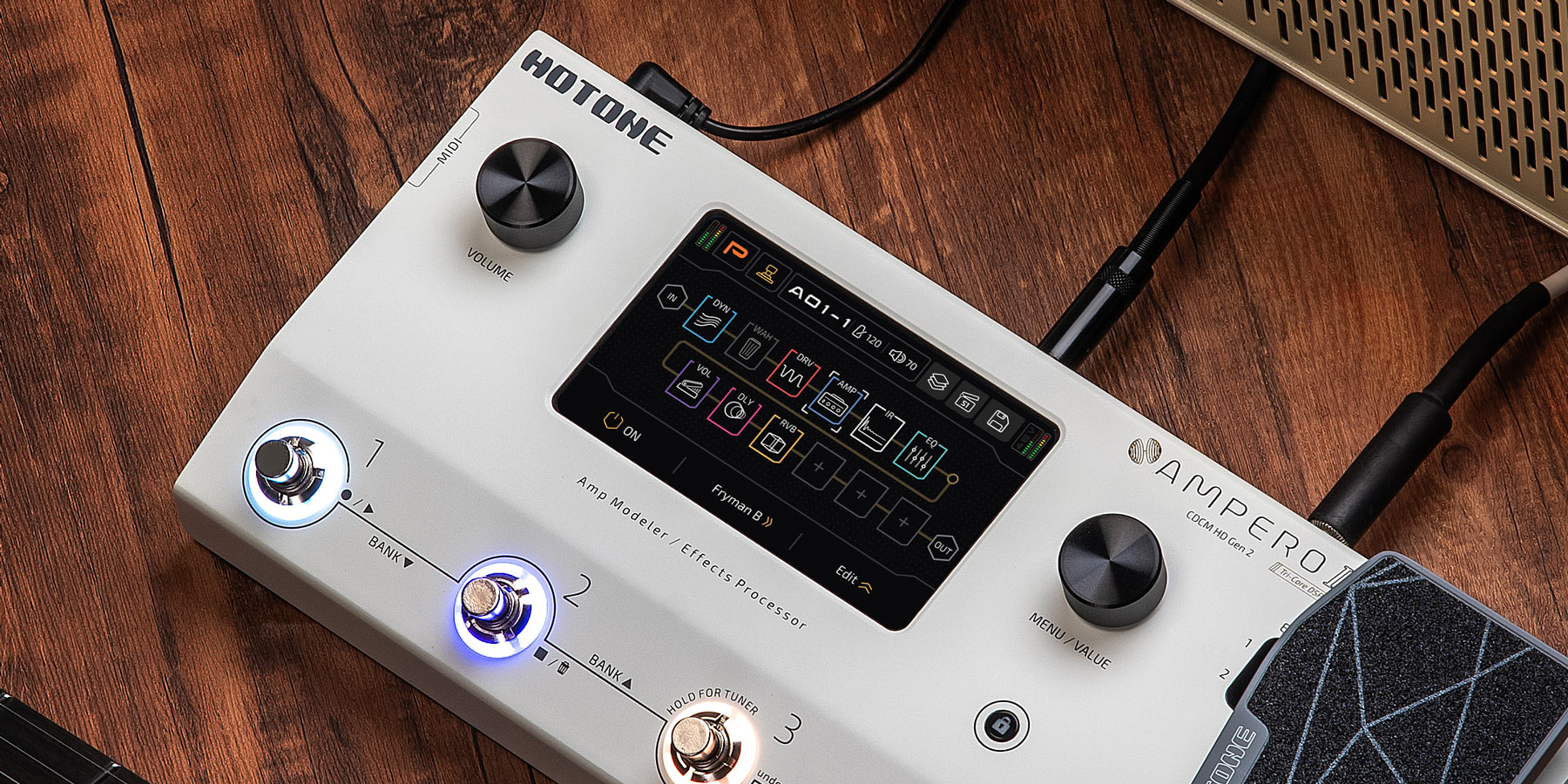 HOTONE | AMPERO Ⅱ | マルチ・エフェクター | 製品情報