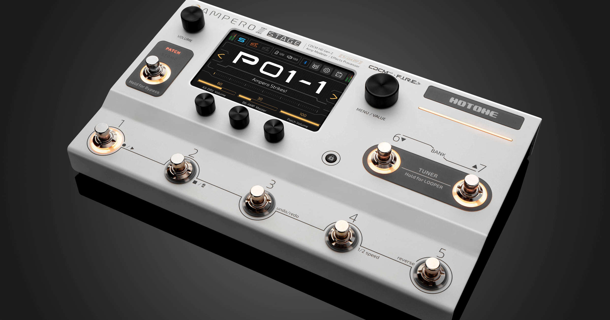 HOTONE | AMPERO Ⅱ STAGE | マルチ・エフェクター | 製品情報
