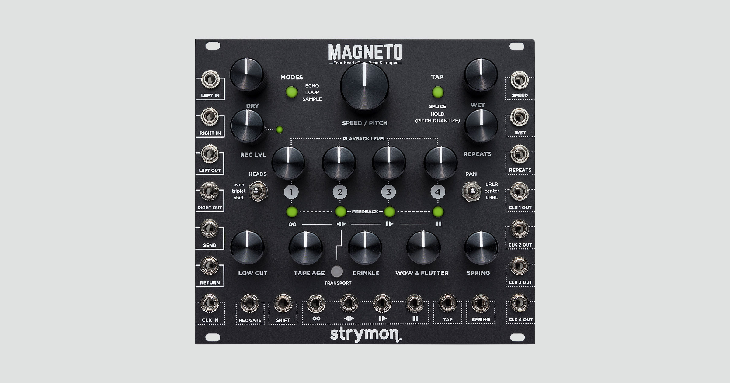 strymon | MAGNETO | ユーロラック用 dTape ディレイ | 製品情報