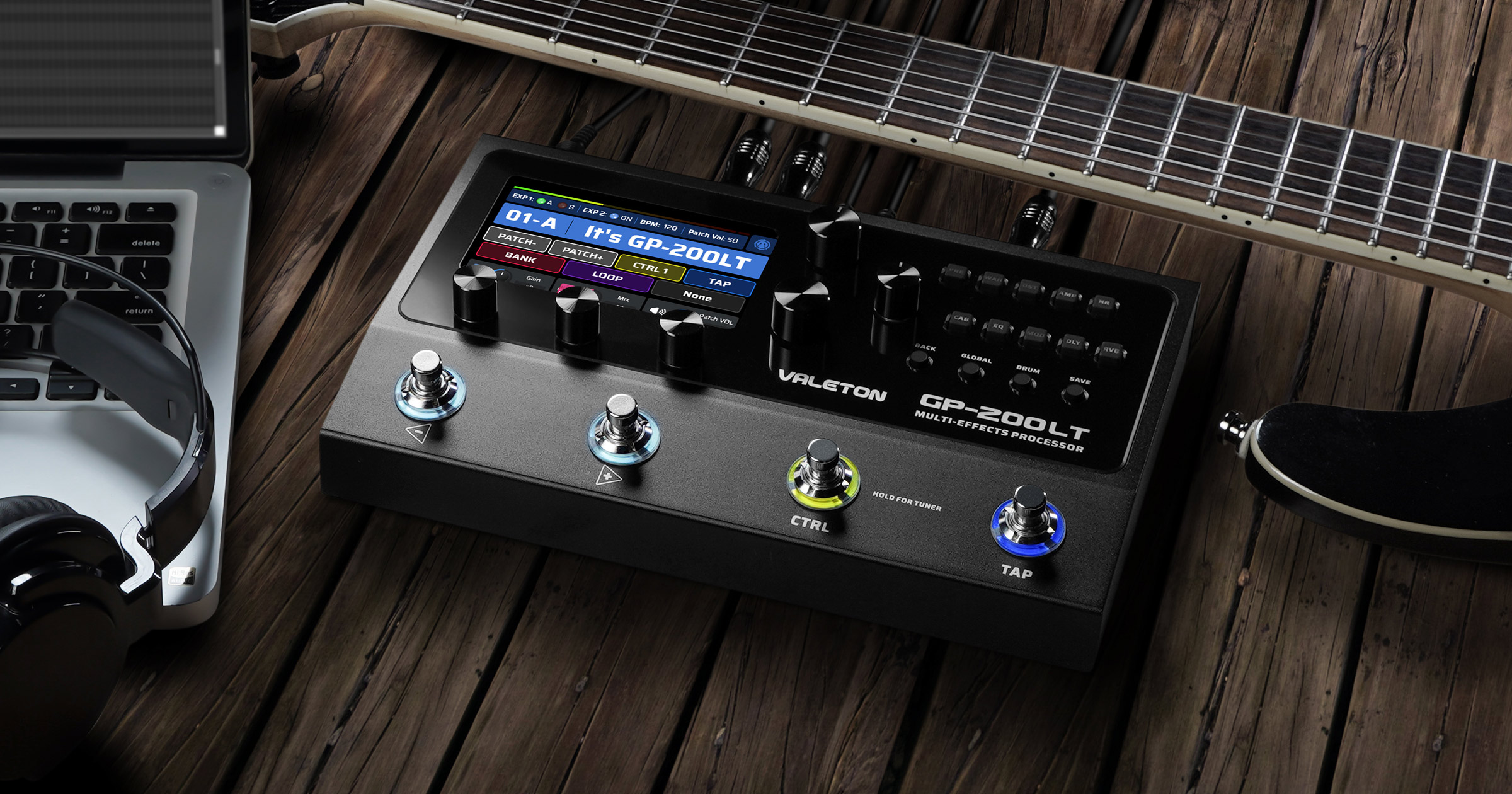 VALETON | GP-200LT | マルチ・エフェクター | 製品情報