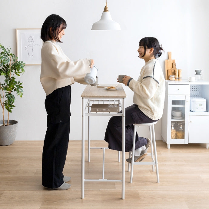 カウンターセット カウンターテーブル+スツール2脚 3点セット 幅90cm