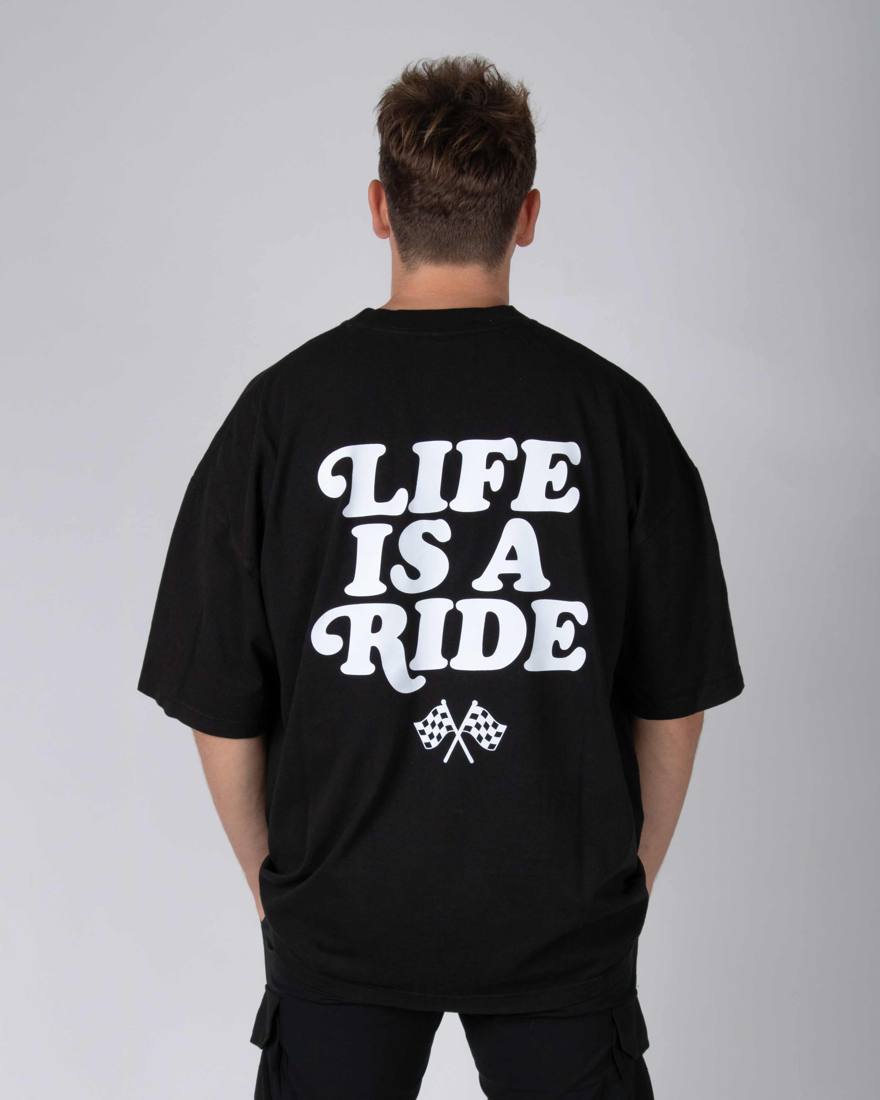 Life Is A Ride Tee (Black) – Altivity LA