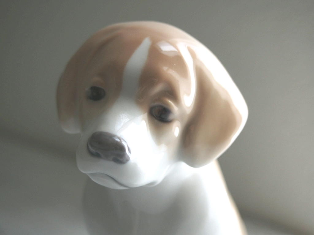 北欧ヴィンテージ Royal Copenhagen ロイヤルコペンハーゲン 陶器の犬