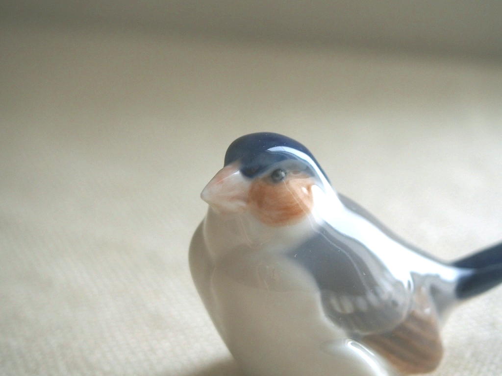 北欧ヴィンテージ Royal Copenhagen ロイヤルコペンハーゲン 陶器の鳥