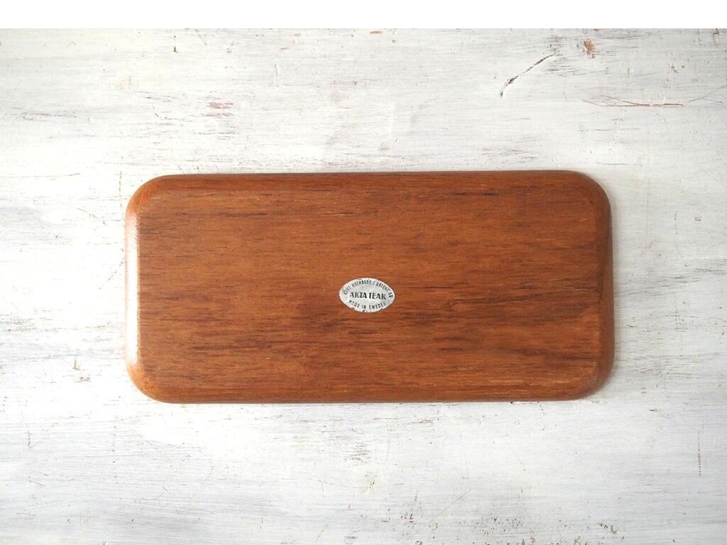 北欧ヴィンテージ雑貨 KARL HOLMBERG チークトレイ - a n t e n n a