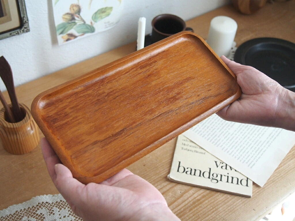 北欧ヴィンテージ雑貨 KARL HOLMBERG チークトレイ - a n t e n n a