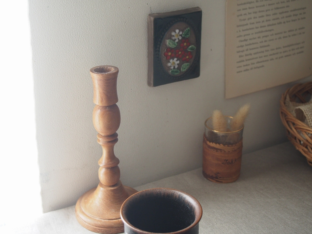 Jie Gantofta 陶板｜Aimo Nietosvuori｜スウェーデンヴィンテージ｜花