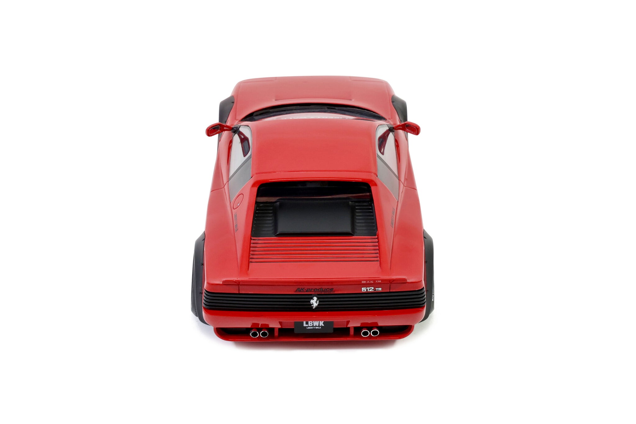1:18 Ferrari 512 TR LBWK Liberty Walk Widebody -- Rosso Corsa Red -- G
