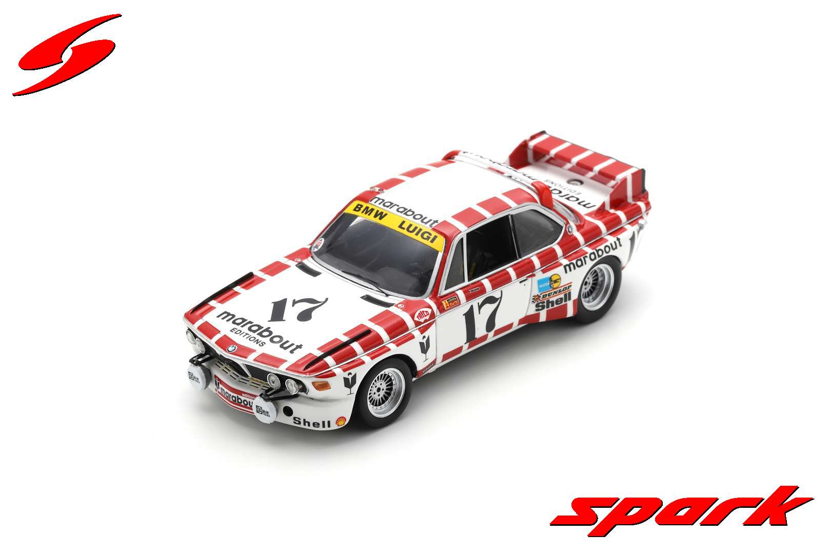 1:43 1973 Spa 24h -- #17 BMW 3.0 CSL -- Spark 100 Years of Spa