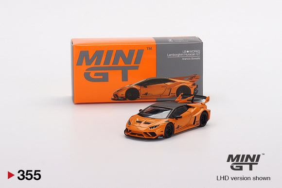 1:64 Lamborghini Huracán GT LB-WORKS -- Arancio Borealis (Orange) -- M