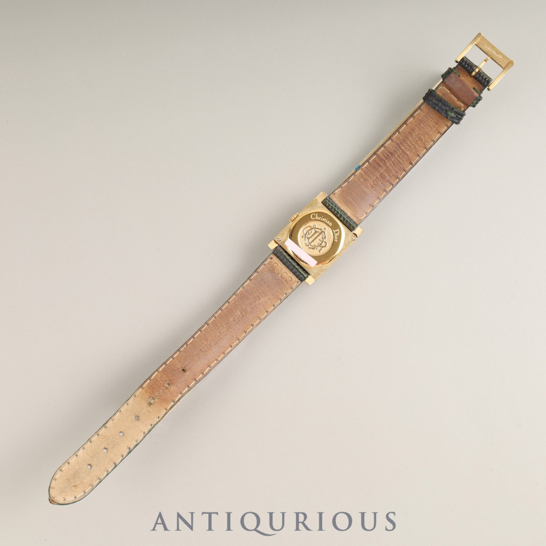 クリスチャンディオール ラ パリジェンヌ D60-159 クォーツ GP 純正革