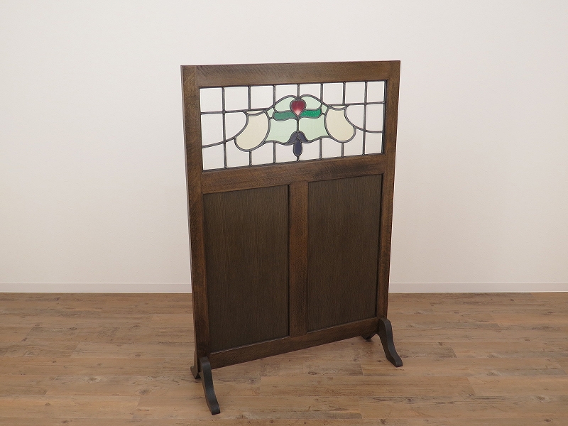 アンティーク家具通販のアンティークステンドグラス（衝立） | alver