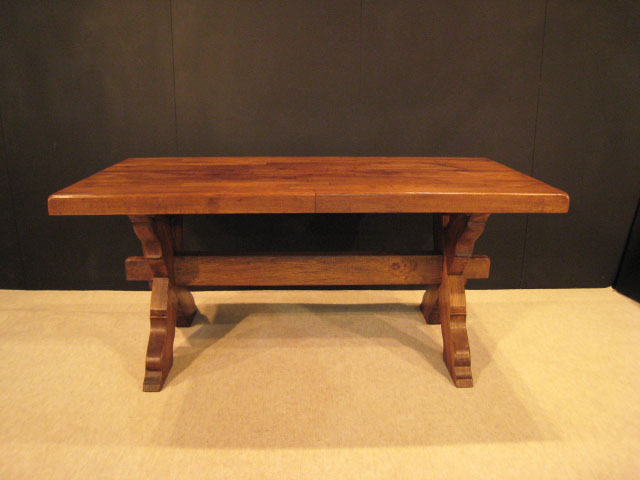 木組みの素朴なダイニングテーブル オランダのアンティーク家具（5月10