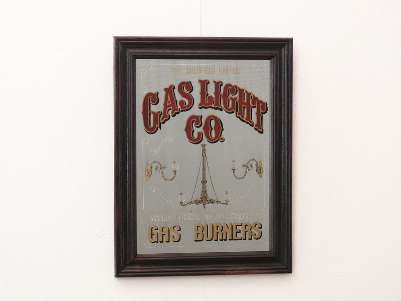 ビンテージミラー GAS LIGHT CO.（MANUFACTURERS OF KIDS OF GAS