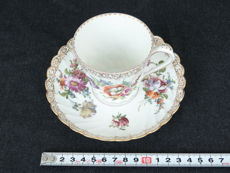 ドレスデン（Dresden）の カップ & ソーサー ドイツのアンティーク雑貨