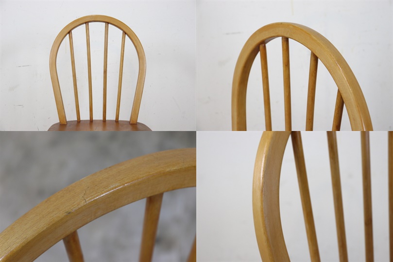 イギリス アーコール社 ercol フープバックチェア（背もたれ4本） ち14-7