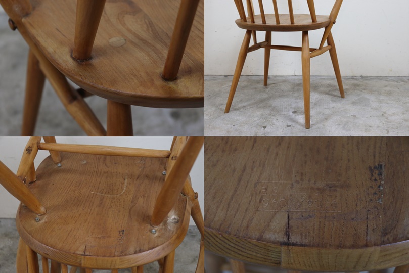 イギリス アーコール ercol クエーカーアームチェア さ7-3
