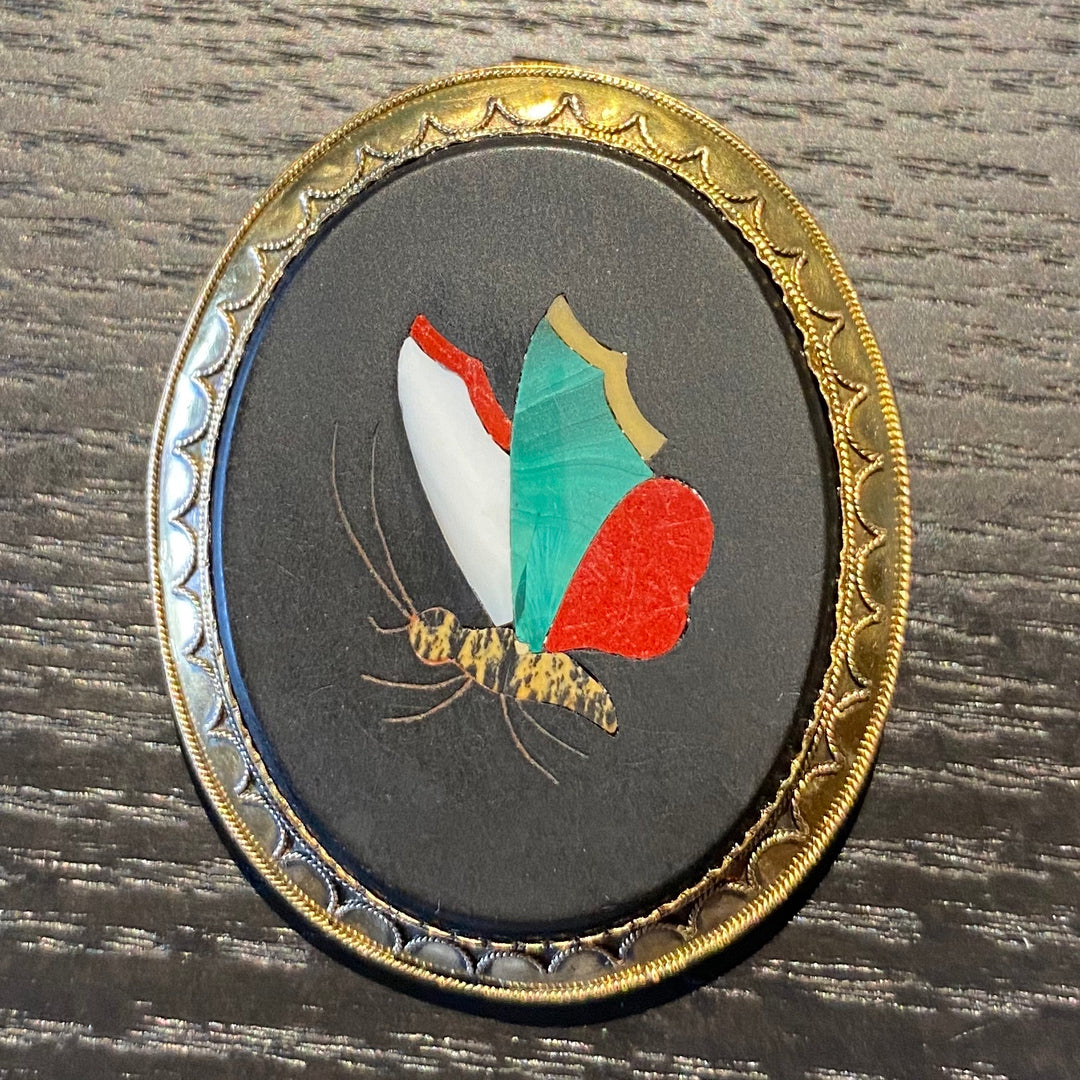 フローレンスモザイク蝶ブローチ – 銀座アンティーク・アイ