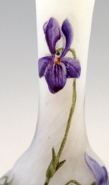 ドーム・ナンシー「スミレ文小花瓶」《アンティックかとう》