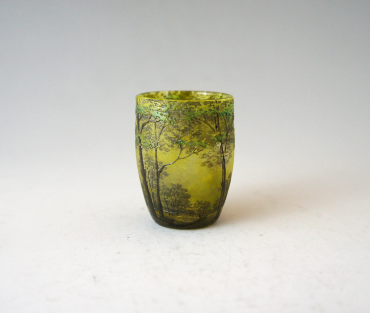 ドーム・ナンシー「夏景色 リキュールグラス」《アンティックかとう》