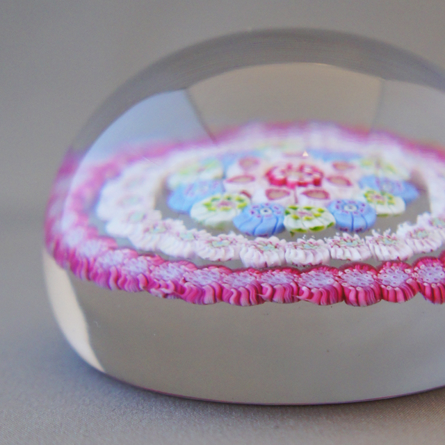 オールドバカラ「オールドバカラ：ミルフィオリ ペーパーウェイト