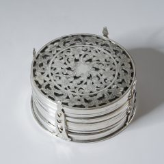 Webster「シルバーオーバレイ コースター（中抜き）6枚セット