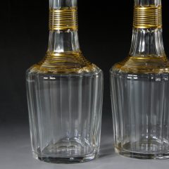 オールド・バカラ 1900年頃 金彩盛り上げ リキュールセット 超美品