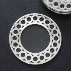 Webster「シルバーオーバレイ コースター（中抜き）6枚セット