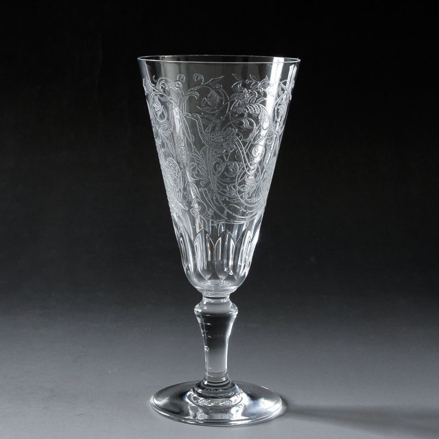 オールドバカラ「パルメ PARME シャンパンフルート」《アンティック