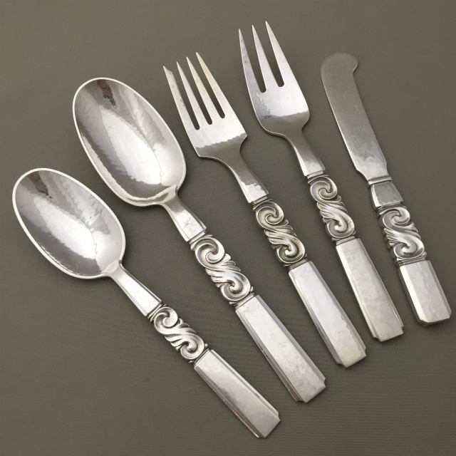 ジョージ・ジェンセン「”Scroll” バターナイフ 長さ14.5cm