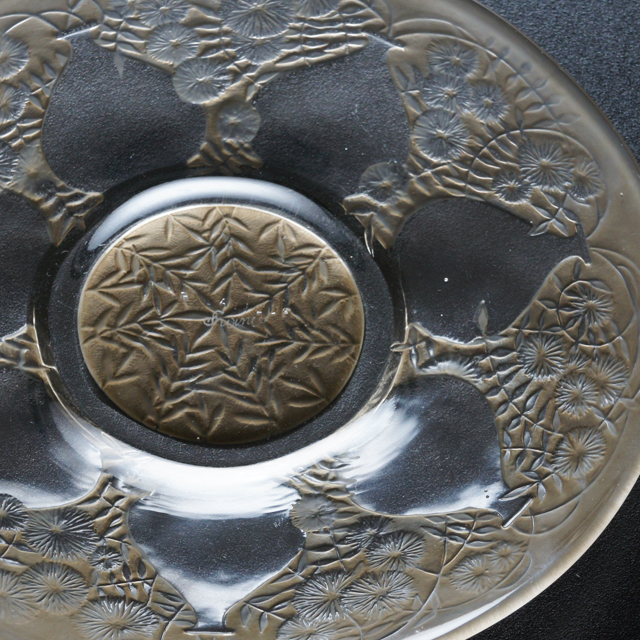 ルネ・ラリック「皿 ベース 直径17cm」《アンティックかとう》